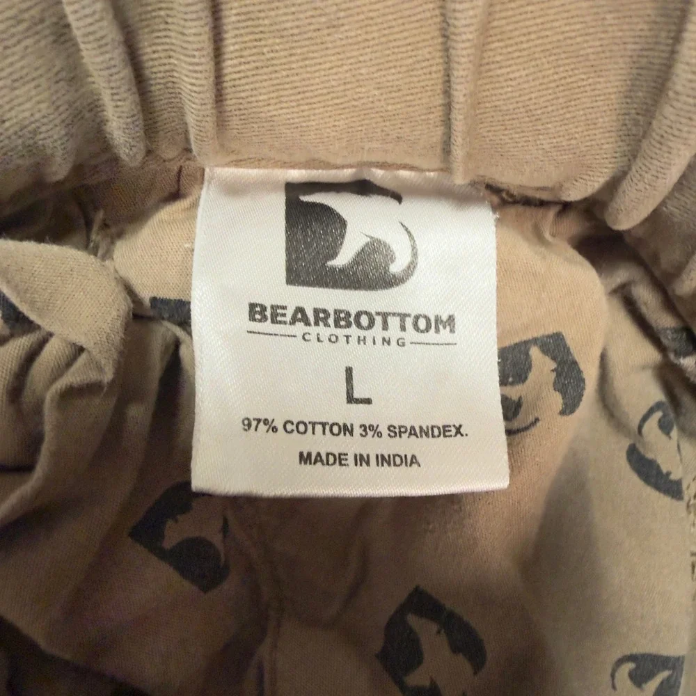 Bearbottom Joggers Mens L Large (32